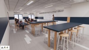 West Fallowfield - Rendering - CLASSROOM VIEW 1