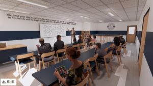 West Fallowfield - Rendering - CLASSROOM VIEW 2